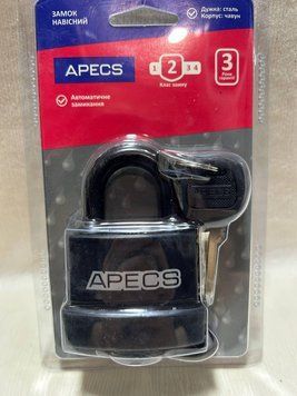 Замок навісний APECS PDR-50-55 33316 фото