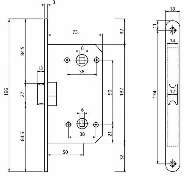 Защолка APECS 5300-WC-G 15733 фото