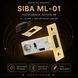 Магнітна защіпка SIBA ML-01 B=50 мм полірована латунь PB 957 фото 1