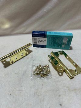 Петля APECS 100*75*2.5-B2-V2-Steel-G (комплект 2 шт.) 20293 фото