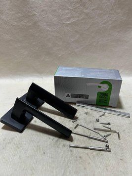 Дверна ручка KEDR HRoz-06.148-AL-Black Mat 34938 фото